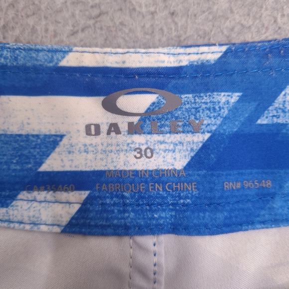 Oakley Boardshorts Mens 31 Blue Swim Trunks‎ Surf - Picture 5 of 14